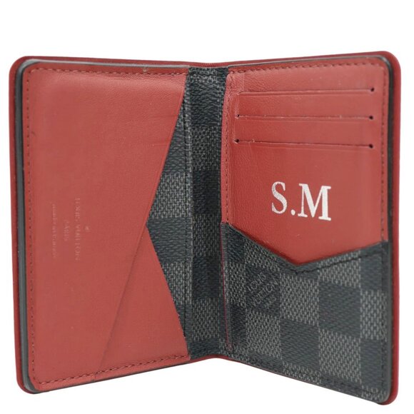 Louis Vuitton Pocket Organiser Damier Graphite Wallet Grey - Picture 11 of 13